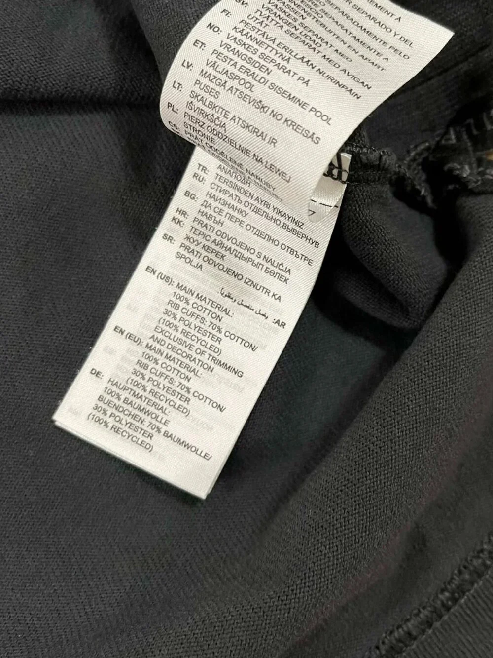 Adidas Originals & All Blacks Men’s Heritage Rugby Polo Shirt, Size Large (New)